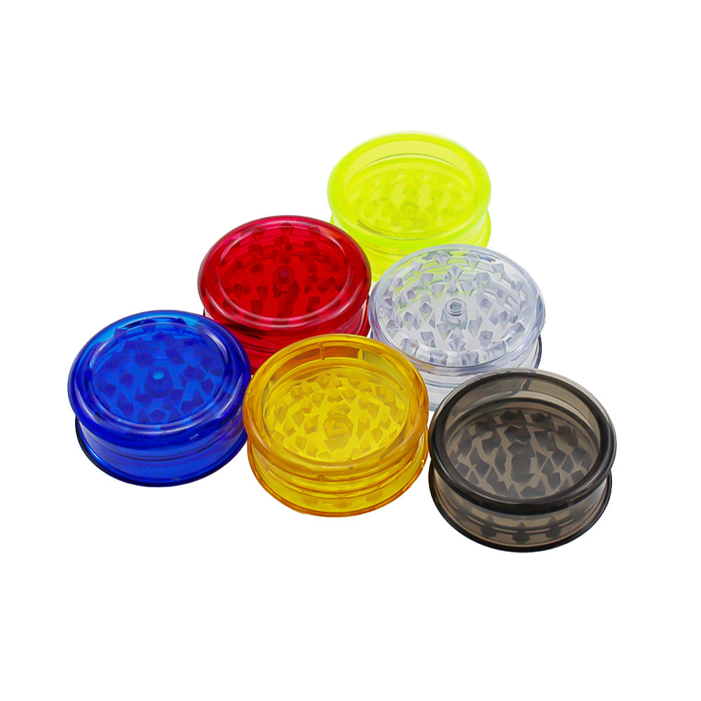 Colourful Plastic 3 Layer Herb Plastic Smoking Grinder