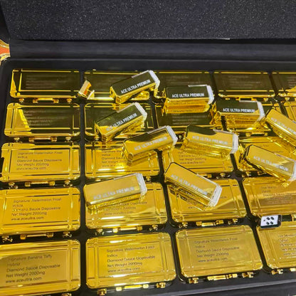 ACE Ultra 2ml Empty Disposable Vape Sponge Cardslot Suitcase 100pcs Big Hand Box