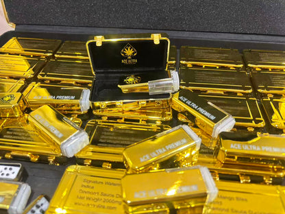 ACE Ultra 2ml Empty Disposable Vape Sponge Cardslot Suitcase 100pcs Big Hand Box