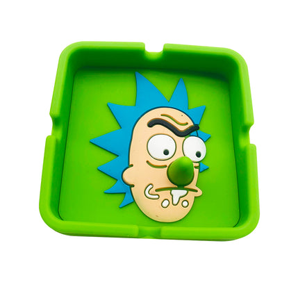 Carton Rick Silicone Ashtray With 4 Holding Slots