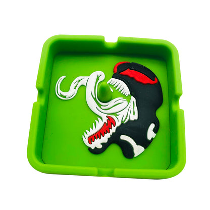 Carton Rick Silicone Ashtray With 4 Holding Slots