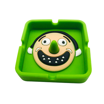 Carton Rick Silicone Ashtray With 4 Holding Slots